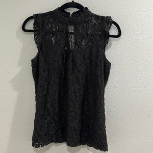 ‼️3/15‼️Black Lace Top